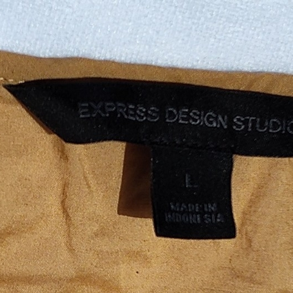 NWOT Vintage Y2K Express Design Studio Sleeveless Camisole/Beading & Lace Detail - Picture 4 of 4
